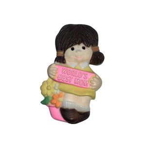 World's Best Mom Lapel Pin Vintage